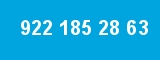 922 185 28 63 922 185 28 63